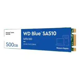 WD Blue SA510 - SSD - 500 Go - interne - M.2 2280 - SATA 6Gb - s - bleu (WDS500G3B0B)_2