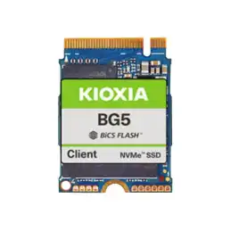 KIOXIA BG5 Series - SSD - 256 Go - client - interne - M.2 2230 - PCIe 4.0 x4 (NVMe) (KBG50ZNS256G)_1