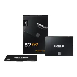 Samsung 870 EVO MZ-77E4T0B - SSD - chiffré - 4 To - interne - 2.5" - SATA 6Gb - s - mémoire tampon : ... (MZ-77E4T0B/EU)_8