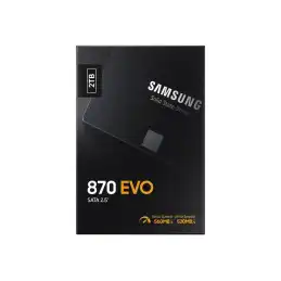 Samsung 870 EVO MZ-77E2T0B - SSD - chiffré - 2 To - interne - 2.5" - SATA 6Gb - s - mémoire tampon : ... (MZ-77E2T0B/EU)_7