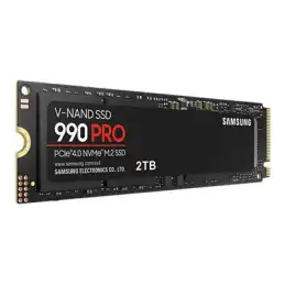 Samsung 990 PRO - SSD - chiffré - 2 To - interne - M.2 2280 - PCIe 4.0 x4 (NVMe) - AES 256 bits - TCG O... (MZ-V9P2T0BW)_4