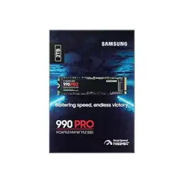 Samsung 990 PRO - SSD - chiffré - 2 To - interne - M.2 2280 - PCIe 4.0 x4 (NVMe) - AES 256 bits - TCG O... (MZ-V9P2T0BW)_7