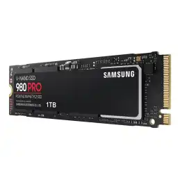 Samsung 980 PRO - SSD - chiffré - 1 To - interne - M.2 2280 - PCIe 4.0 x4 (NVMe) - mémoire tampon : 1 G... (MZ-V8P1T0BW)_1
