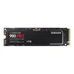 Samsung 980 PRO - SSD - chiffré - 1 To - interne - M.2 2280 - PCIe 4.0 x4 (NVMe) - mémoire tampon : 1 G... (MZ-V8P1T0BW)_2