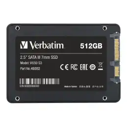 Verbatim Vi550 - SSD - 512 Go - interne - 2.5" - SATA 6Gb - s (49352)_3