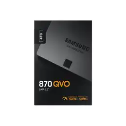 Samsung 870 QVO - SSD - chiffré - 4 To - interne - 2.5" - SATA 6Gb - s - mémoire tampon : 4 Go - AES 25... (MZ-77Q4T0BW)_8