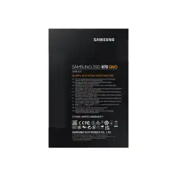 Samsung 870 QVO - SSD - chiffré - 4 To - interne - 2.5" - SATA 6Gb - s - mémoire tampon : 4 Go - AES 25... (MZ-77Q4T0BW)_9