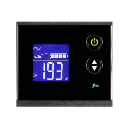 Onduleur - CA 230 V - 510 Watt - 850 VA - 9 Ah - USB - connecteurs de sortie : 4 - 2U - 19" (ELP850DIN)_3