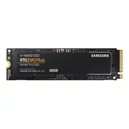 Samsung 970 EVO Plus MZ-V75S500BW - SSD - chiffré - 500 Go - interne - M.2 2280 - PCIe 3.0 x4 (NVMe) - ... (MZ-V7S500BW)_2