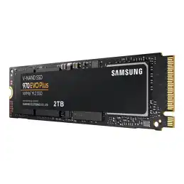 Samsung 970 EVO Plus - SSD - chiffré - 2 To - interne - M.2 2280 - PCIe 3.0 x4 (NVMe) - mémoire tampon ... (MZ-V7S2T0BW)_1