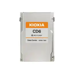 KIOXIA CD6-V Series - SSD - 6400 Go - interne - 2.5" - PCIe 4.0 (NVMe) (KCD61VUL6T40)_1