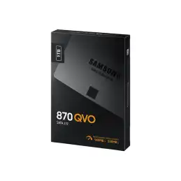 Samsung 870 QVO - SSD - chiffré - 1 To - interne - 2.5" - SATA 6Gb - s - mémoire tampon : 1 Go - AES 25... (MZ-77Q1T0BW)_5