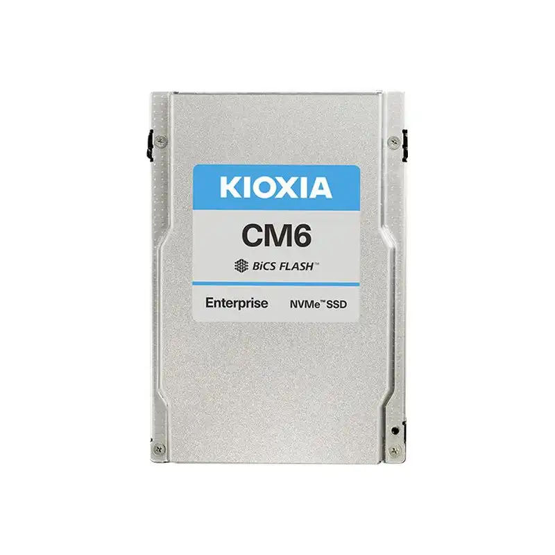 KIOXIA CM6-R Series - SSD - Enterprise, Read Intensive - 7680 Go - interne - 2.5" - U.3 PCIe 4.0 (NVMe) (KCM61RUL7T68)_1