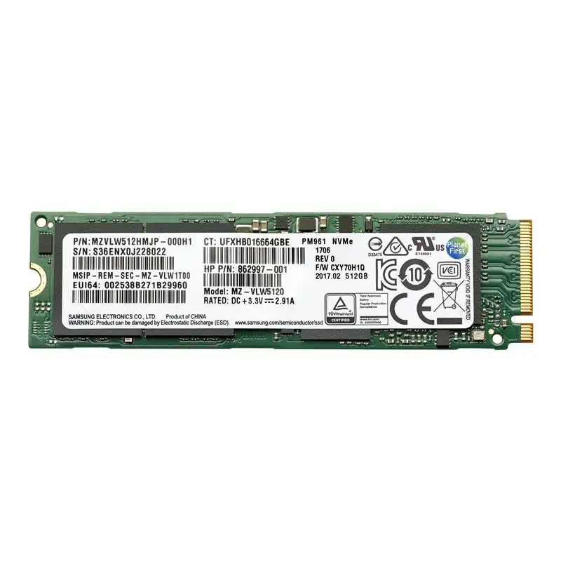 HP - SSD - 512 Go - interne - M.2 2280 - PCIe 4.0 x4 (NVMe) - pour HP Z1 G8, Z1 G9 Elite 600 G9, 800 G9 Eli... (406L8AA)_1