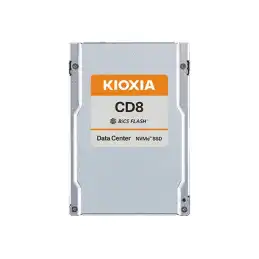 KIOXIA CD8 Series - SSD - 15.36 To - interne - 2.5" - PCIe 4.0 x4 (NVMe) - mémoire tampon : 256 Mo (KCD81RUG15T3)_1