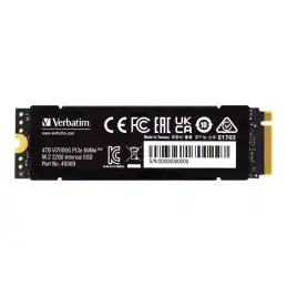 Verbatim Vi7000G - Republic of Gamers - SSD - 4 To - interne - M.2 2280 - PCIe 4.0 x4 (NVMe) - dissipateur de... (49369)_1