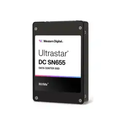 WD Ultrastar DC SN655 WUS5EA176ESP7E1 - SSD - 7.68 To - interne - 2.5" - U.3 PCIe 4.0 (NVMe) (0TS2459)_1