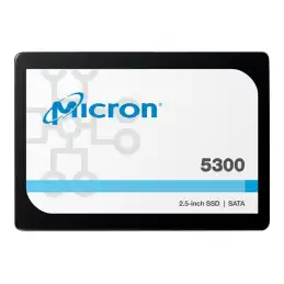 Micron 5300 MAX - SSD - chiffré - 960 Go - interne - 2.5" - SATA 6Gb - s - AES 256 bits - ... (MTFDDAK960TDT-1AW16ABYYR)_1
