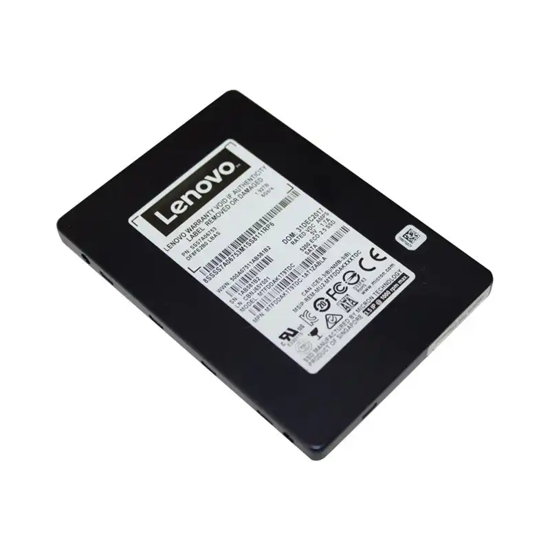 Lenovo ThinkSystem 5200 Entry - SSD - chiffré - 1.92 To - échangeable à chaud - 2.5" - SATA 6Gb - s - AE... (4XB7A10155)_1