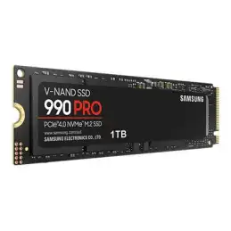 Samsung 990 PRO - SSD - chiffré - 1 To - interne - M.2 2280 - PCIe 4.0 x4 (NVMe) - AES 256 bits - TCG O... (MZ-V9P1T0BW)_4