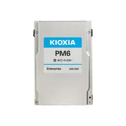 KIOXIA PM6-R Series - SSD - Enterprise, Read Intensive - chiffré - 1536 Go - interne - 2.5" - SAS 22.5... (KPM6VRUG15T3)_1
