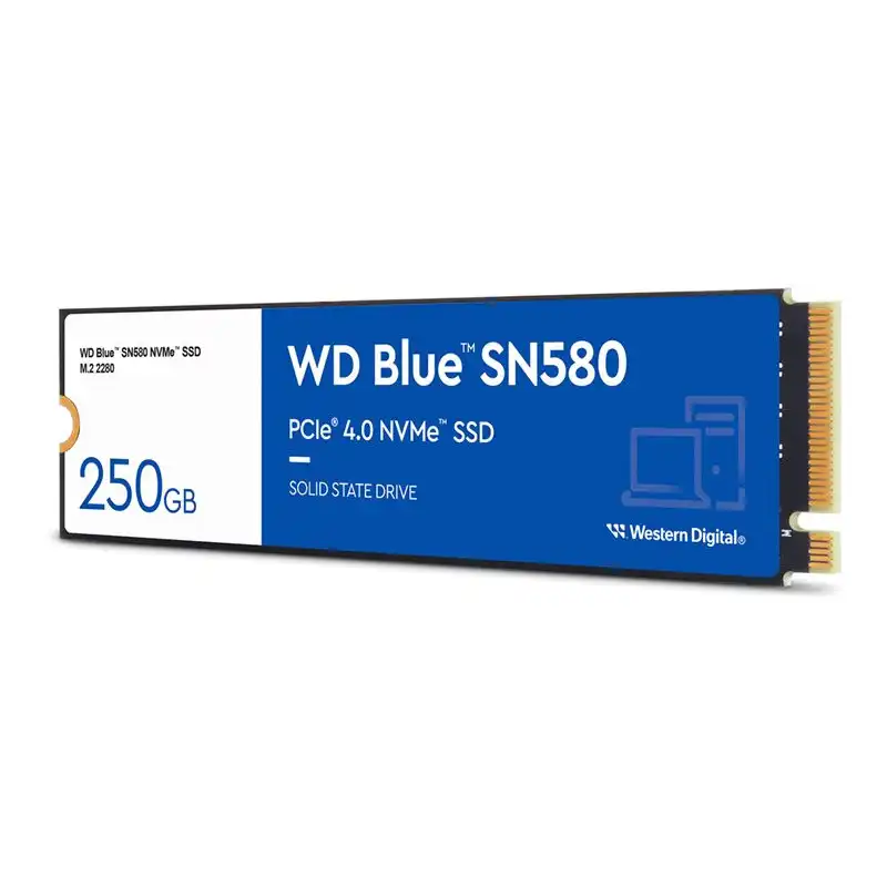 WD Blue SN580 - SSD - 250 Go - interne - M.2 2280 - PCIe 4.0 x4 (NVMe) (WDS250G3B0E)_1