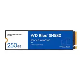 WD Blue SN580 - SSD - 250 Go - interne - M.2 2280 - PCIe 4.0 x4 (NVMe) (WDS250G3B0E)_3