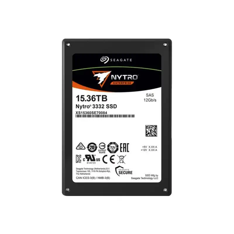 Seagate Nytro 3332 - SSD - chiffré - 15.36 To - interne - 2.5" - SAS 12Gb - s - Self-Encrypting Driv... (XS15360SE70094)_1