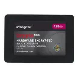 Integral Crypto SSD Hardware Encrypted FIPS 140-2 - SSD - chiffré - 128 Go - interne - 2.5" (d... (INSSD128GS625M7CR140)_2