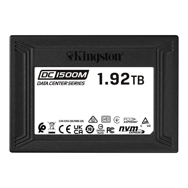 Kingston Data Center DC1500M - SSD - 1.92 To - interne - 2.5" - U.2 PCIe 3.0 x4 (NVMe) (SEDC1500M/1920G)_1