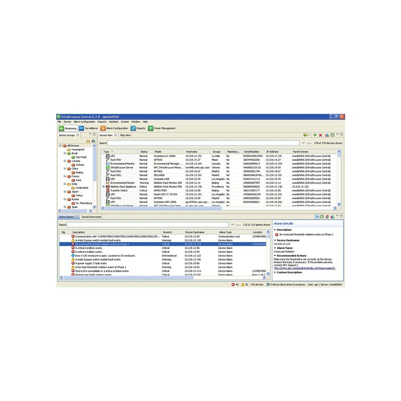 Périphérique d'administration réseau - 100Mb LAN - rack-montable - pour P - N: AR3103SP, AR3106SP, SCL4... (AP9475)_1
