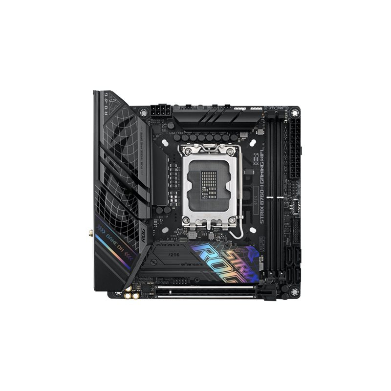 Carte-mère - mini ITX - Socket LGA1700 - B760 Chipset - USB 3.2 Gen 1, USB-C 3.2 Gen 1, USB-C ... (90MB1D90-M1EAY0)_1