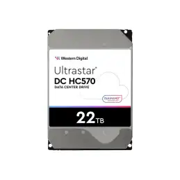 WD Ultrastar DC HC570 - Disque dur - 22 To - interne - 3.5" - SATA 6Gb - s - 7200 tours - min - mémoire tam... (0F48155)_2