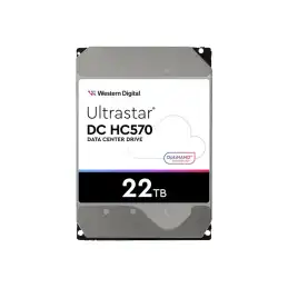 WD Ultrastar DC HC570 - Disque dur - 22 To - interne - 3.5" - SAS 12Gb - s - 7200 tours - min - mémoire tam... (0F48052)_2