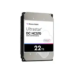 WD Ultrastar DC HC570 - Disque dur - 22 To - interne - 3.5" - SAS 12Gb - s - 7200 tours - min - mémoire tam... (0F48052)_3