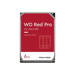WD Red Pro - Disque dur - 6 To - interne - 3.5" - SATA 6Gb - s - 7200 tours - min - mémoire tampon : 256... (WD6003FFBX)_1