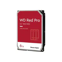 WD Red Pro - Disque dur - 6 To - interne - 3.5" - SATA 6Gb - s - 7200 tours - min - mémoire tampon : 256... (WD6003FFBX)_2