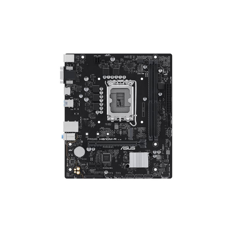 Carte-mère - micro ATX - Socket LGA1700 - H610 Chipset - USB 3.2 Gen 1 - Gigabit LAN - carte g... (90MB1GL0-M0ECY0)_1