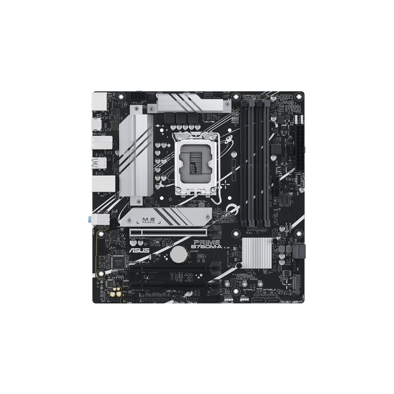 Carte-mère - micro ATX - Socket LGA1700 - B760 Chipset - USB 3.2 Gen 2, USB 3.2 Gen 1, USB-C 3... (90MB1EK0-M1EAYC)_1