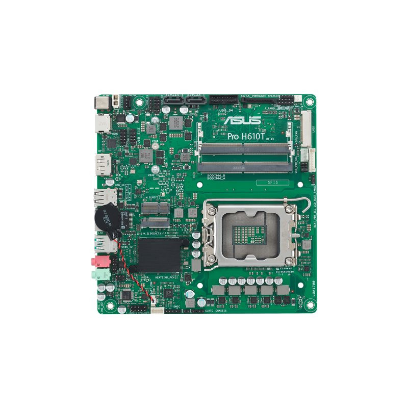 Carte-mère - mini ITX - Socket LGA1700 - H610 Chipset - USB 3.2 Gen 2, USB 3.2 Gen 1 - Gigabit... (90MB1G60-M0EAYC)_1