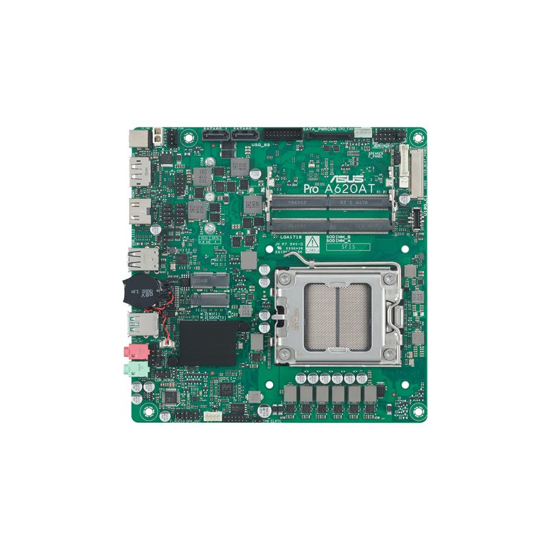 Carte-mère - mini ITX - Socket AM5 - AMD A620A Chipset - USB-C 3.2 Gen2, USB 3.2 Gen 2, USB 3.... (90MB1L5M-M0EAYC)_1