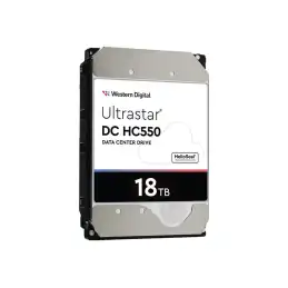 WD Ultrastar DC HC550 WUH721818AL5204 - Disque dur - 18 To - interne - 3.5" - SAS 12Gb - s - 7200 tours - m... (0F38353)_3