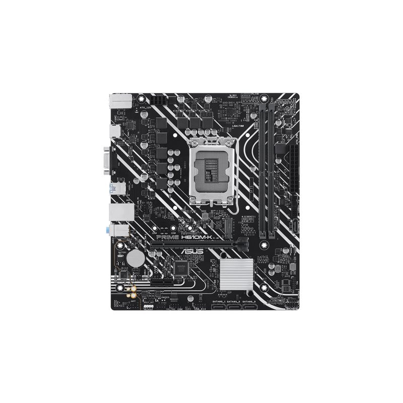 Carte-mère - micro ATX - Socket LGA1700 - H610 Chipset - USB 3.2 Gen 1 - Gigabit LAN - carte g... (90MB1GA0-M0EAY0)_1