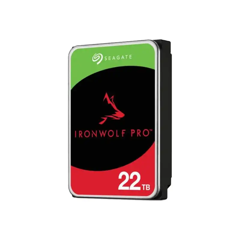 Seagate IronWolf Pro - Disque dur - 22 To - interne - 3.5" - SATA 6Gb - s - 7200 tours - min - mémoire... (ST22000NT001)_1