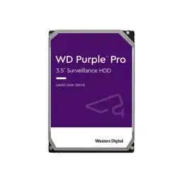 WD Purple Pro - Disque dur - 12 To - interne - 3.5" - SATA 6Gb - s - 7200 tours - min - mémoire tampon : ... (WD121PURP)_2