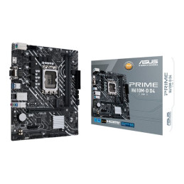 Carte-mère - micro ATX - Socket LGA1700 - H610 Chipset - USB 3.2 Gen 1 - Gigabit LAN - carte g... (90MB1A00-M0EAY0)_4