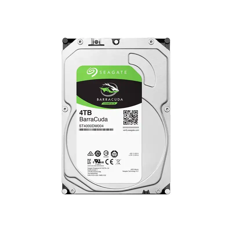 Seagate Barracuda - Disque dur - 4 To - interne - 3.5" - SATA 6Gb - s - 5400 tours - min - mémoire tamp... (ST4000DM004)_1