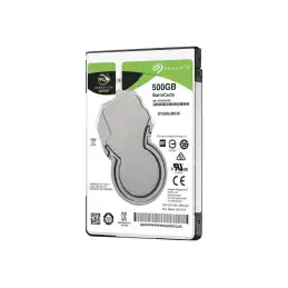 Seagate Guardian BarraCuda - Disque dur - 500 Go - interne - 2.5" - SATA 6Gb - s - 5400 tours - min - mé... (ST500LM030)_1