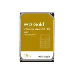 WD Gold - Disque dur - 16 To - interne - 3.5" - SATA 6Gb - s - 7200 tours - min - mémoire tampon : 512 Mo (WD161KRYZ)_2