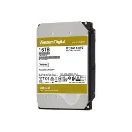 WD Gold - Disque dur - 16 To - interne - 3.5" - SATA 6Gb - s - 7200 tours - min - mémoire tampon : 512 Mo (WD161KRYZ)_3